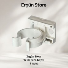 Ergün Store Baza Klipsi Baza Ayak Klipsi Tekli 8 Adet