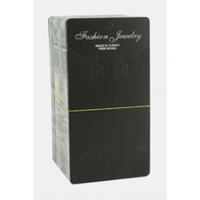 Siyah Renkli Dikdörtgen Set Kolye Kartı 200 Adet