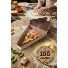 Dinamo Store Baskısız Içi Sıvama Dilim Pizza Kutusu 100 Adet
