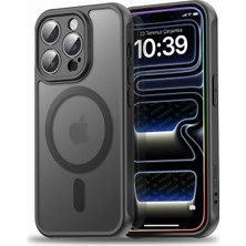 Braventa Collection iPhone 11 Pro Max ile Uyumlu Mattcover Serisi Arkası Mat Polikarbonat Kenarları Silikon ve Köşeleri
