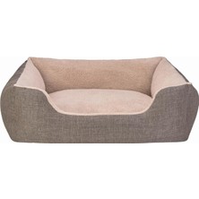 Braventa Collection Pet Comfort Echo Varro Kahve-Bej Köpek Yatağı L 85X105CM