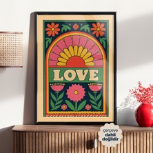 Persona Istanbul Artificial Collection "summer Of Love" - 70'ler Estetiği Retro Grafik Poster (Çerçevesiz)