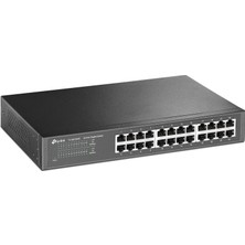 Braventa Collection Tp-Link TL-SG1024D Gigabit Masaüstü Anahtar, Siyah, 24'lü