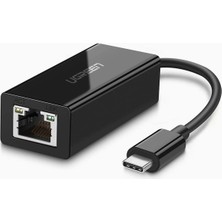 Braventa Collection Type-C Ethernet Adaptörü, Siyah