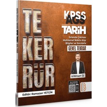 Benim Hocam Yayınları Kpss Ags Tekerrür Tarih Genel Tekrar