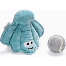 Braventa Collection Köpek Ödül Saklama Oyuncağı ve Top, Peluş, Kırmızı, 18X16X8CM