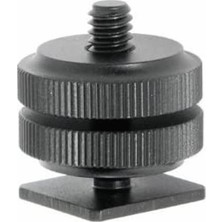 Braventa Collection Ayex 2286 Hot Shoe Aksesuar Bağlantı Adaptörü, Koyu Gri