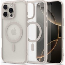 Braventa Collection iPhone 16 Pro ile Uyumlu Ince Magsafe Kılıf Ultra Hybrid Sararma Karşıtı Duraclear Hava Kanalı Tekno
