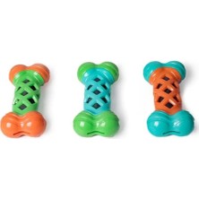 Braventa Collection Kemik Desenli Esnek Köpek Oyuncağı 17X9 cm