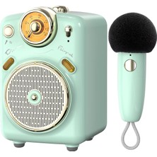 Braventa Collection Divoom Sevimli Mikrofonlu Hoparlör, Şarkı Söylemek Veya Konuşmak Için 7 Farklı Ses Modu, Kızlar, Erk