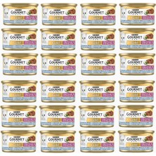 Braventa Collection Gourmet Gold Lezzet Okyanus Balığı & Sebzeli Yaş Kedi Maması (24 x 85 Gr)