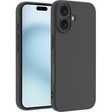 Braventa Collection Ggm Aksesuar iPhone 16 ile Uyumlu Içi Kadife Kamera Korumalı Lansman Silikon Kılıf Ince Yapılı Tam K