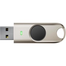 Braventa Collection Feıtıan Biopass K27 USB Güvenlik Anahtarı - Iki Faktörlü Kimlik Doğrulayıcı - Fıdo U2F + Fıdo2 ile U