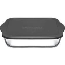 Braventa Collection Fırın Tepsileri 2000 cc T A 000-SEFFAF Bypasabahce Kapak Plastik Gri Kapak Pl