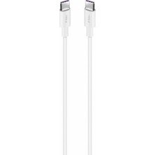 Braventa Collection Usb-C - Usb-C 200CM 60W Pd/qc Hızlı Şarj/data Kablosu Beyaz