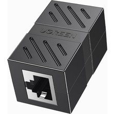 Braventa Collection RJ45 Cat6 Cat7 Cat8 Ethernet Kablo Uzatma Aparatı Siyah