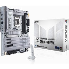 Braventa Collection Tuf Gamıng Z890-PRO Wıfı Intel Z890 LGA1851 Ddr5 9066 Dp HDMI 2xusb4 4x M2 Usb3.2 Wifi 7 + Bt Aura R