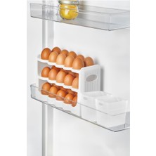 Braventa Collection Mithra Life 6 Parça Buzdolabı Içi Düzenleyici ve 30 Bölmeli Yumurtalık MIT1105