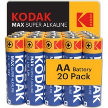 Braventa Collection Kodak Max 20 Adet Alkalin Kalem Pil-Aa-Shrink