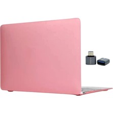 Braventa Collection MacBook Air 13.6 Inç M2 M3 M4 Uyumlu Kılıf, Mat Flu Sert Kapak, Ince Hafif Darbe Önleyici Koruma, Şe