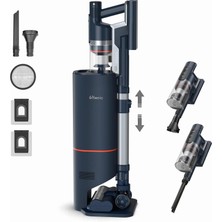 Braventa Collection Ultenic Fs1 Kablosuz Süpürge, Otomatik Boşaltma Istasyonu Ile, Güçlü Emme 30KPA/450W, 60 Dakikaya Ka