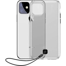 Braventa Collection Transparent Key, iPhone 11 Pro Cep Telefonu Kılıfı, Şeffaf/transparan, Füme
