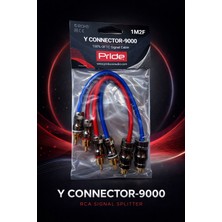 Pride Y9000 1M2F %100 Ofc Bakır Profesyonel Y Kablo 1 Çift 2 Adet