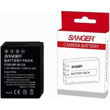 Braventa Collection NP-W126 Fujifilm Fotoğraf Makinesi Batarya