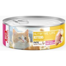 Braventa Collection Bio Petactive Nutritive Life Yavru Kediler Için Tavuk Ezme Konserve (24 x 80 Gr)
