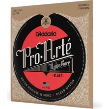 Braventa Collection D'addario EJ47 Klasik Gitar Tel Seti, Pro-Arte, 80/20 Bronze Woun