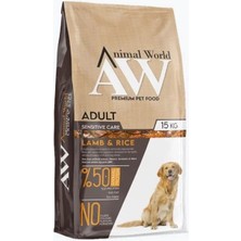 Braventa Collection Animal World Adult Kuzu Eli Pirinçli Yetişkin Köpek Maması 15 kg