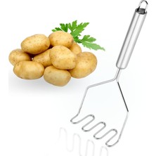 Braventa Collection Orret Home Metal Saplı Paslanmaz Çelik Patates Ezici (Plastik Saplı)