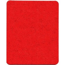 Braventa Collection Usin Kum Desen Tip Kaymaz Taban Optik Bilgisayar Notebook Mouse Pad Maus Pad 17,5X21,5CM (Kırmızı)