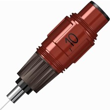 Braventa Collection Rotring Isograph Teknik Çizim Kalemi Yedek Ucu, 0,1 Mm, Koyu Kırmızı