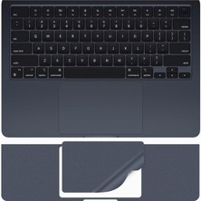 Braventa Collection MacBook Air M2-M3-M4 Kılıf 13.6 Inç Touchpad Sticker Kaplama A2681 A3113 A3240 ile Uyumlu Çizik Darb