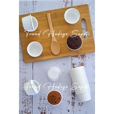 Braventa Collection 50'li Mini Boy Beyaz Muffin Cupcake Kalıbı 45X35 mm Kek Kalıbı, Safari Konsept, Airfryer Uyumlu