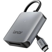 Braventa Collection Lexar RW510 Cfexpress Tip B Kart Okuyucu, 10 Gbps'ye Kadar, USB 3.2 Gen 2 Cf Bellek Kartı Için, USB