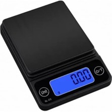 Braventa Collection Wellhise Hassas Terazi 300GR / 0.01G Siyah Işıklı Ekran Mücevher,bozuk Para,takı,mutfak Terazisi