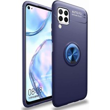 Braventa Collection P40 Lite Için Kılıf Kickstand Ring Holder Lacivert [P40 Lite ile Uyumlu Kılıf - Lacivert]
