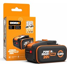 Braventa Collection WA3644 20VOLT 4.0AH. Li- Powershare Pro Yedek Akü