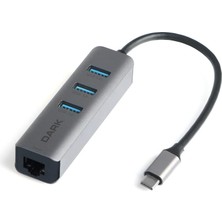 Braventa Collection DARKDK-AC-U31X3GLUSB3.1TYPE-C-3XUSB3.0HUB+GIGABITETHERNET()