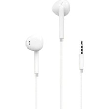 Braventa Collection H35 Mikrofonlu Kulak Içi Kablolu Kulaklık 3.5mm Beyaz