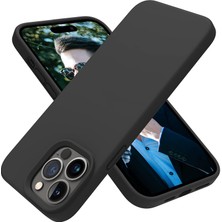 Braventa Collection Happy Trend Iphone 12 ve 12 Pro Uyumlu Içi Kadife Lansman Liquid Silicone Kılıf Şok Emici Tam Koruma