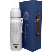 Braventa Collection 650ML Lisanslı Çift Katlı Paslanmaz Çelik Termos 8 Saat Sıcak Soğuk Hediye Kutulu Beyaz