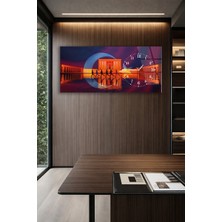 Olinpa Kırılmaz Cam Duvar Saati , Hem Tablo Hem Saat Atatürk Temalı Ev Ofis Hediyesi