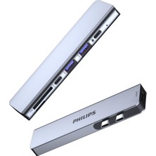 Braventa Collection MacBook ile Uyumlu Type-C Çoklu Dönüştürücü Hub – 10GBPS Veri Aktarımı, 100W Pd Hızlı Şarj, 4K@30Hz