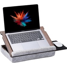 Braventa Collection Vigo Wood - LS051 Minderli Eğim Ayarlanabilir Mousepadli Laptop Sehpası
