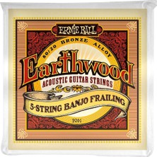 Braventa Collection Ball P02061 Earthwood 5-String Banjo Frailing Loop End 80/20 Bronz Akustik Gitar Dizeleri, 10-24 Gau