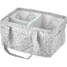 Braventa Collection Babyjem Katlamalı Anne&bebek Organizer Gri Çiçek