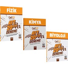Cap Çap Yayınları Ayt Fizik Kimya ve Biyoloji Deneme Seti 3 Kitap